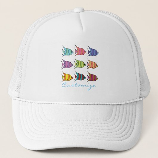 Casquette Poissons tropicaux multicolores Thunder_Cove (Devant)