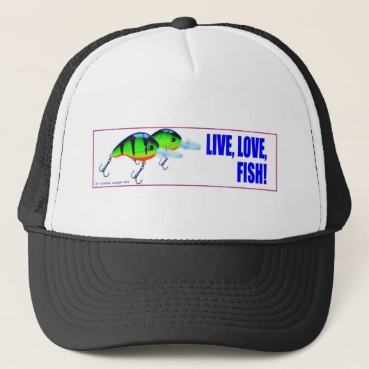 Casquette Poissons vivants d'amour (Devant)