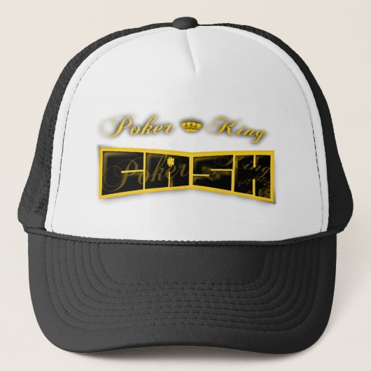 Casquette poker king cash (Devant)