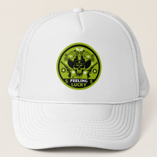 Casquette Poker thème Lucky (Devant)