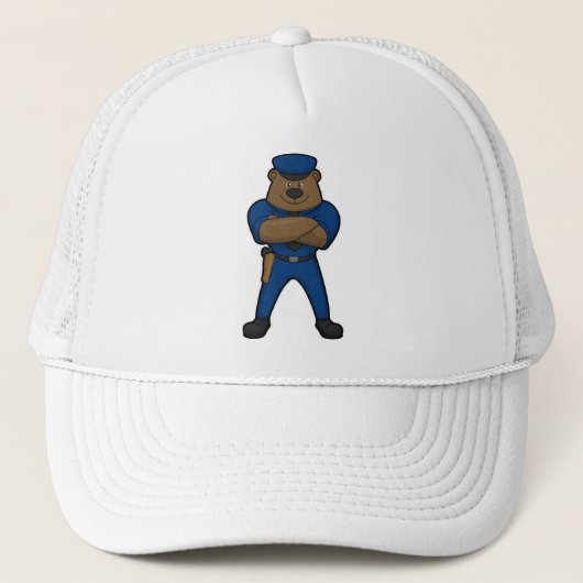 Casquette Police de Bear Cop (Devant)