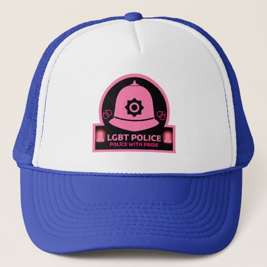 Casquette Police de la fierté gay LGBT+ (Devant)