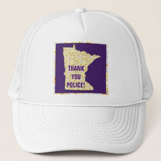 CASQUETTE POLICE MERCI ! (Devant)