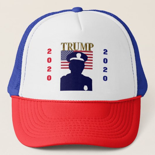 CASQUETTE POLICE POUR TRUMP (Devant)