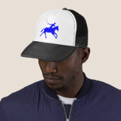 Casquette Polo - Bleu (En situation)