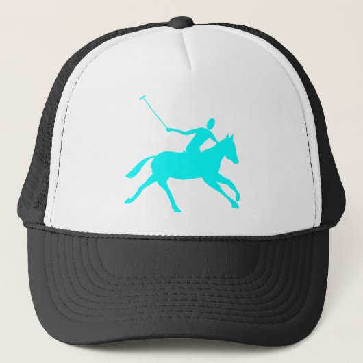 Casquette Polo - Cyan (Devant)