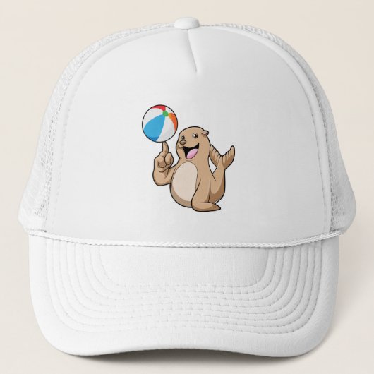 Casquette Polo d'eau de phoque (Devant)