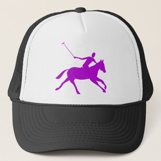 Casquette Polo - Violet (Devant)
