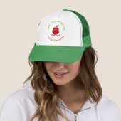 Casquette Pomme rouge drôle (En situation)