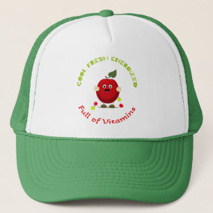 Casquette Pomme rouge drôle