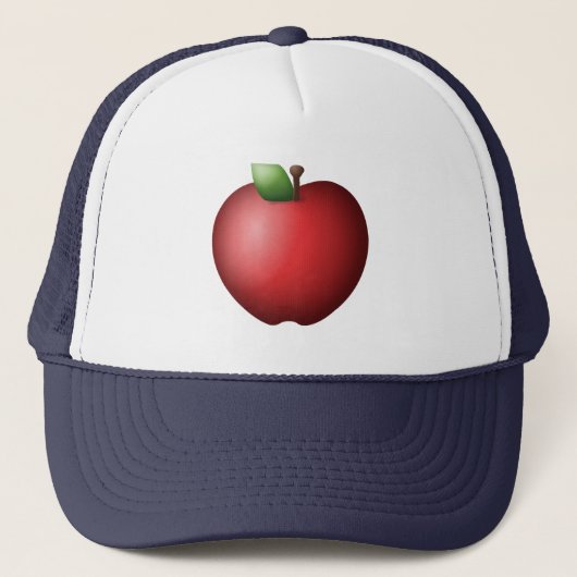 Casquette Pomme rouge - Emoji (Devant)