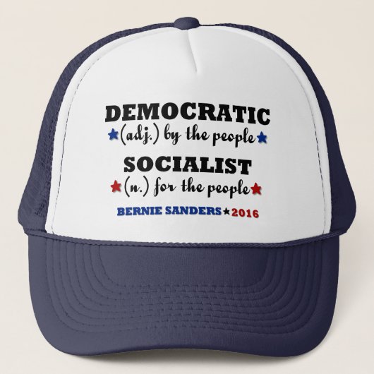 Casquette Ponceuses socialistes Democratic de Bernie (Devant)