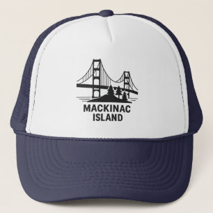 Casquette Pont de l'île Mackinac et Pins Michigan