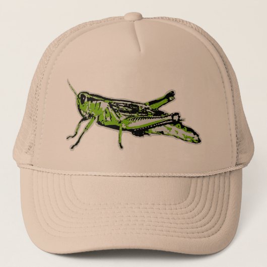 Casquette Pop Art Green Grasshopper (Devant)