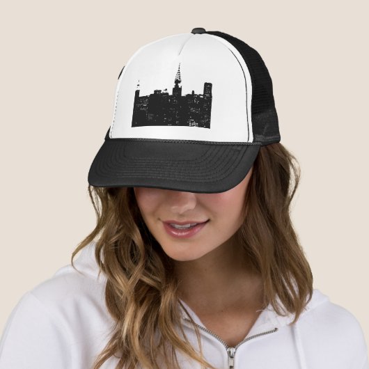 Casquette Pop Art New York Silhouette (En situation)