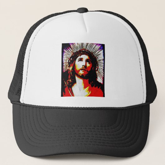 Casquette PopArt Jésus (Devant)