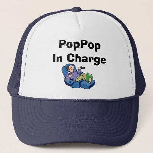 Casquette PopPop comique, PopPop responsable (Devant)