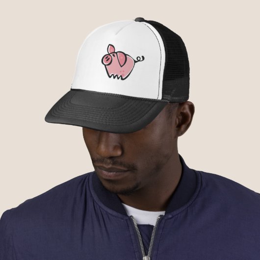 Casquette Porc grunge (En situation)