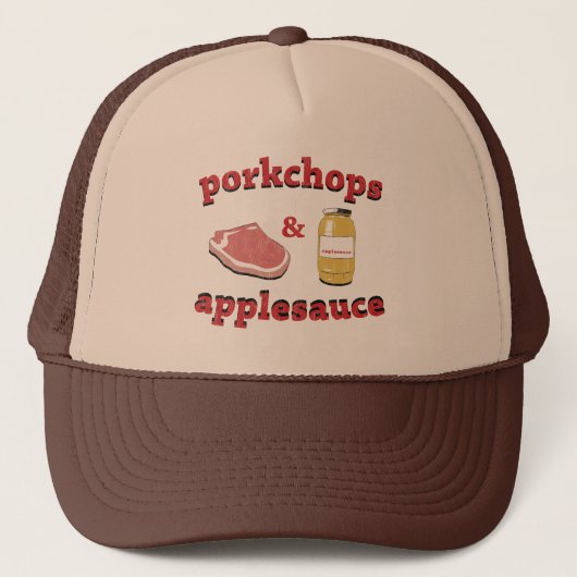 Casquette porkchops et compote de pommes (Devant)