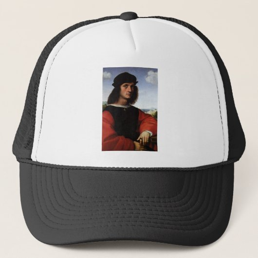 Casquette Portrait d'Agnolo Doni par Raphael Sanzio (Devant)