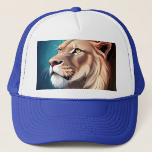 Casquette Portrait de lion posé de côté-56557