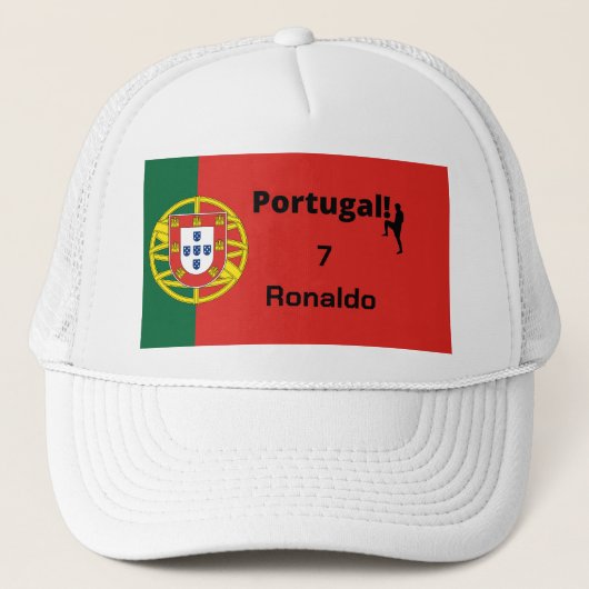 Casquette Portugal Soccer, personnalisable (Devant)