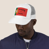 Casquette Portugal Soccer, personnalisable (En situation)