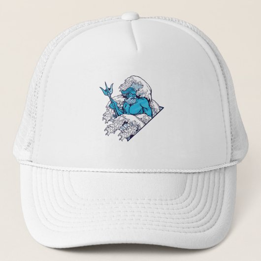 Casquette Poseidon god (Devant)