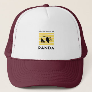 Casquette Posez-moi des questions sur mon panda
