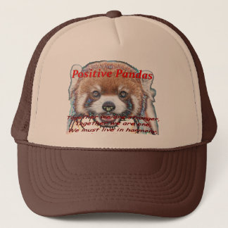 Casquette positif de camionneur de pandas du DJ
