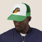 Casquette Post-it Notes perroquet (En situation)