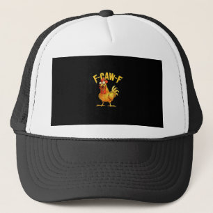 Casquette Poulet drôle F-Caw-F – Graphique de corbeau hilara