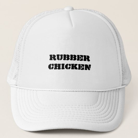 Casquette Poulet en caoutchouc (Devant)