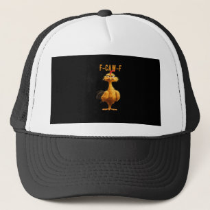 Casquette Poulet F-Caw-F Classique de Style Rétro