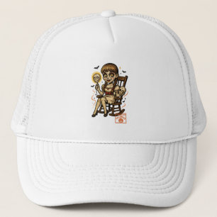 Casquette Poupée hantée vers le haut - Halloween Déplaisante