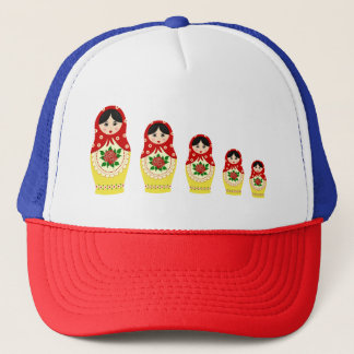 Casquette Poupées russes rouges d'emboîtement de matryoshka