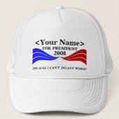 Casquette … pour le Président Template (Devant)