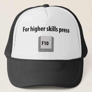 Casquette pour les compétences supérieures appuyez sur l'icô