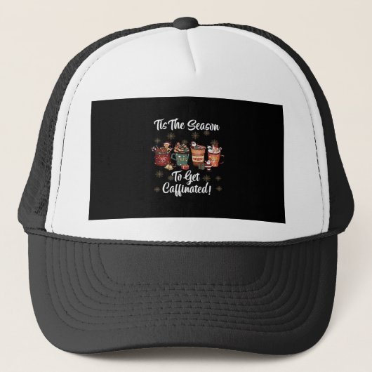 Casquette Pour Noël Est Plus De Café C'Est La Saison Pour Ob (Devant)