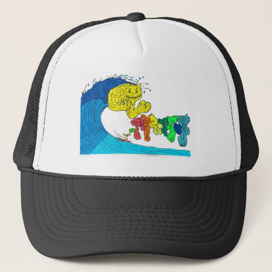Casquette pourcentage de surf (Devant)