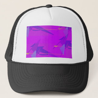 Casquette Pourpre abstrait