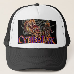 Casquette pourpre de logo de CymbaLyk de dragon