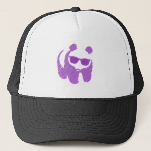 Casquette pourpre de panda (Devant)