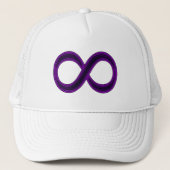 Casquette pourpre de symbole d'infini (Devant)