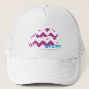 Casquette Pourpre de zigzag