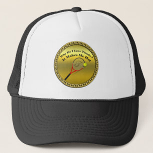 Casquette Pourquoi font le tennis d'amour d'I. Il me rend