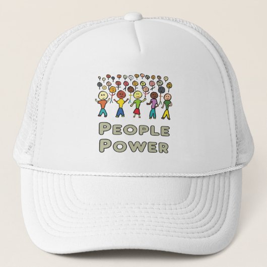 Casquette Pouvoir du peuple (Devant)