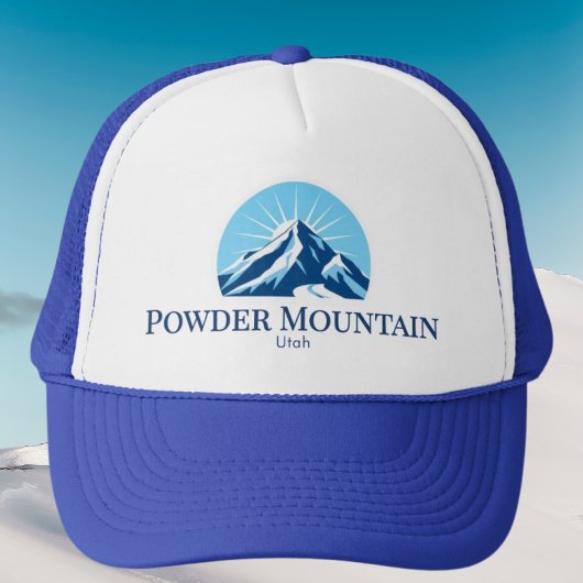 Casquette Powder Mountain utah ski resort Hat