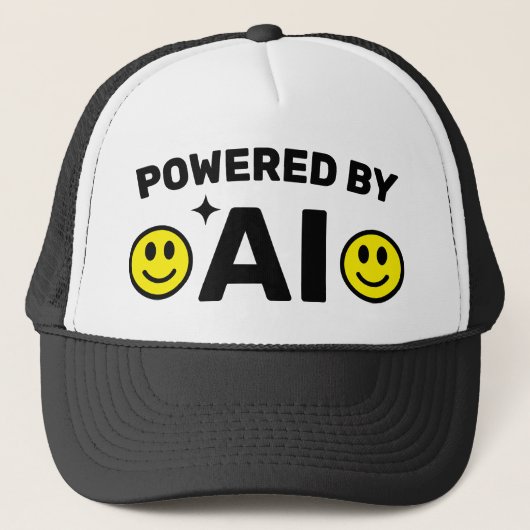 Casquette Powered by AI™ Trucker Hat (Devant)