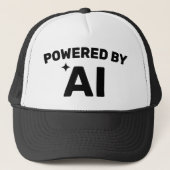 Casquette Powered by AI™ Trucker Hat (Customize It!) (Devant)